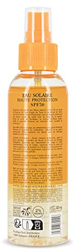 Eau Solaire protectrice SPF 50 Comptoir des Monoï 125ml