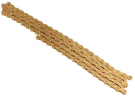Fahrradkette mit Hoher Steifigkeit, 10-Gang-Fahrradschaltkette (Gold)