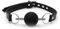 SM Silicone Mouth Ball Mouth Plug Faux Leather Metal Chain Adjustable Strap Bondage Restraints Mouth Gag Muzzles Ball Gag for Sex Play Toys SM Bite Gag