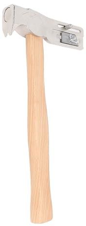 Roofing Hatchet, MWT 005 MH 17oz Magnet Roofing Hatchet Carbon Steel Shingling Hammer with Wooden Handle for Roof Repair