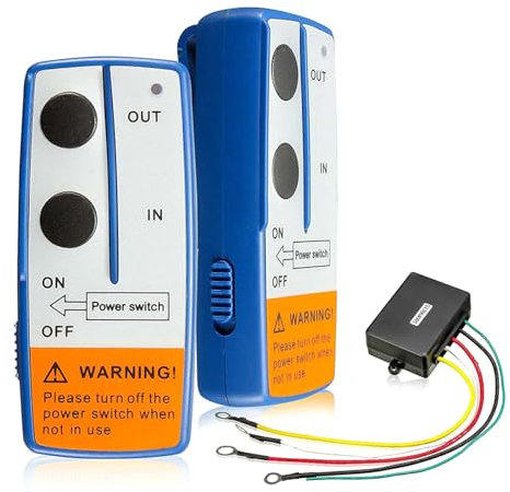 HUANGENG Kits de télécommande pour treuils électriques, ancres marines, ouvre-portail avec capacité longue portée
