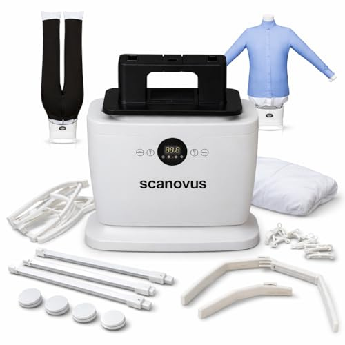 Scanovus The Original Automatic Ironing Machine 4.0 | Hands-Free Clothes Dryer & Wrinkle Remover for Shirts, Pants & Shoes