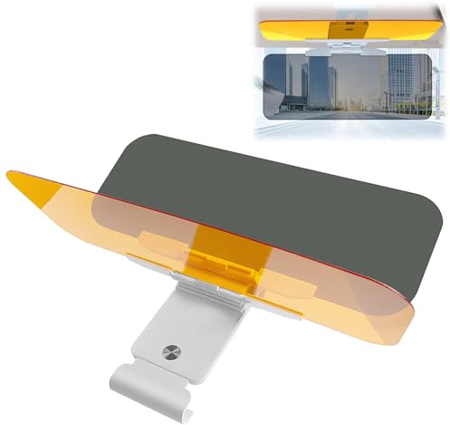 Sun Visor for Car,Adjustable Anti-Glare Clip-On Sun Visor Extension for Car Day and Night Use Suitable for Front Driver or Passenger