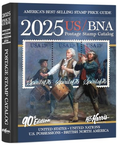 The 2025 United States/British North America Postage Stamp Catalog, 90th Edition (United States Postage Stamp Catalog)