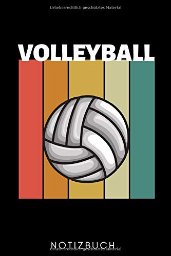 VOLLEYBALL NOTIZBUCH: A5 Notizbuch KARIERT für Volleyball Spieler | Volleyball Geschenke | Training | Beachvolleyball Bücher | Sportler Buch | Volleyballbuch | Trainingsbuch