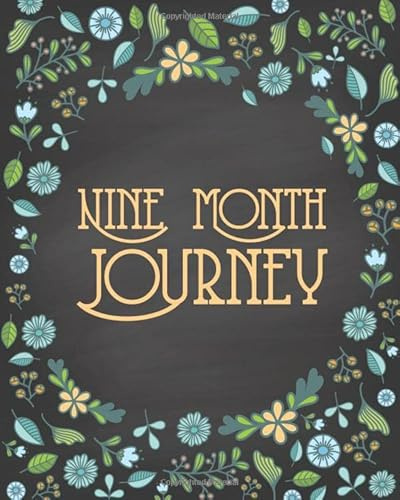 Nine Month Journey: A beautifully designed unique journal to log your pregnancy memories and milestones