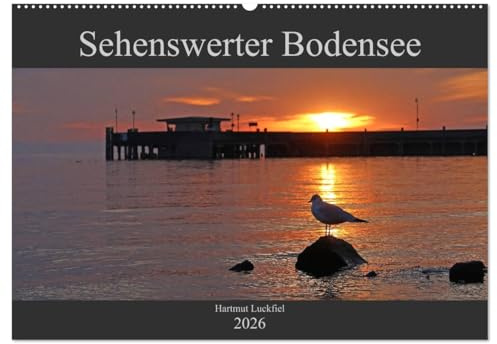 Sehenswerter Bodensee (Wandkalender 2026 DIN A2 quer), CALVENDO Monatskalender: Stimmungsvolle Fotos, tolle Lichteffekte (CALVENDO Orte)