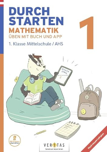 Durchstarten - Wechsel Volksschule in Mittelschule/AHS: Mathematik 1 - Übungsbuch mit Buch und App