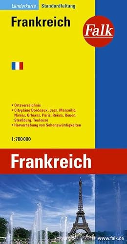 Falk Länderkarte Frankreich 1:750 000