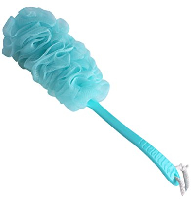 Cepillo Exfoliante De Baño Con Mango Esponja Corporal De Malla Densa Para Limpiar La Espalda Accesorios De Ducha Para Hombres Y Mujeres Color Aleatorio