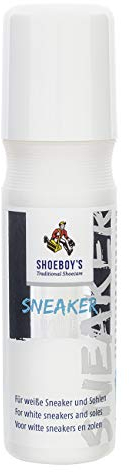 Shoeboy’s SNEAKER WHITE 75 ml – Stark deckendes Schuhweiß für weiße Sneaker aus Glattleder und Textil, gegen Kratzer und Abriebstellen