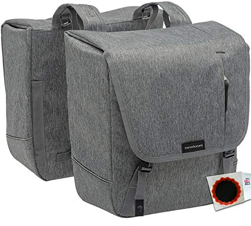 New Looxs Doppelpacktasche Nova Double 32L Haken 35 x 35 x 15cm grau Fahrrad