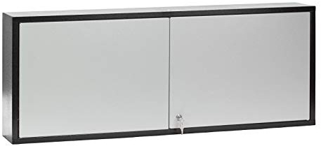 ADB Metall Wandschrank Lochwand RAL 7016 7035 470x1190x200 mm Werkzeug Platte Haken | Werkzeugplatte, Lochwand, Haken & Wandschrank aus Metall; Maße 470x1190x200 mm, Farben RAL 7016 und RAL 7035