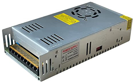 AFTERTECH ALIMENTATORE TRASFORMATORE 24V DC 25A 600w STABILIZZATO INPUT 220V C4E3