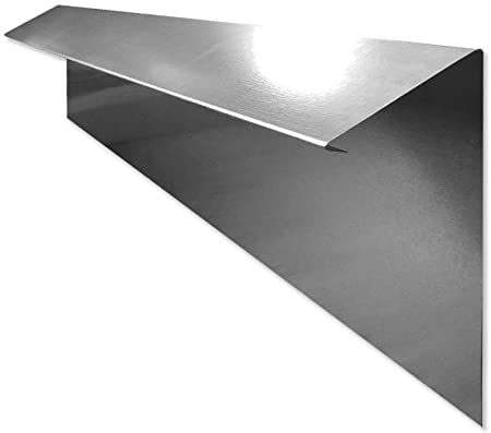 Lust Ideen aus Blech Typ 01 Zink Schneckenzaun und Eckverbindungen Weitere Auswahlmöglichkeiten (1, Zink Einzelblech 1 x 1,0 m)