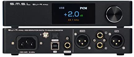 SMSL SU-9 PRO ES9039MPRO Decoder MQA&MQA-CD Bluetooth 5.0 High-Res Audio DAC XU316 768kHz/32Bit DSD512 with Remote Control