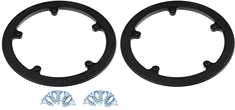 X AUTOHAUX 2 Stück Kettenblattschutz für Mountainbikes Kettenschutz Fahrrad Kurbel Kettenrad Abdeckung 44 Zähne