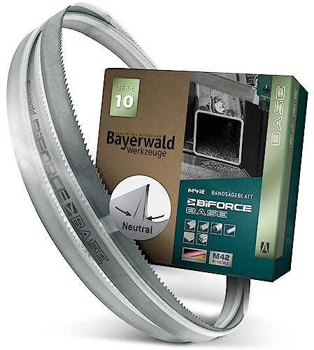 Hoja de sierra de cinta Bayerwald para metal – Hoja de sierra de cinta 2750 x 27 x 0,9 x 6 10 dientes – M42 Hoja de sierra para metal acero + metales no ferrosos