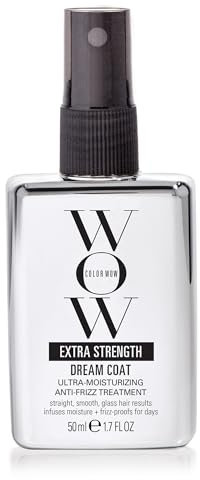 COLOR WOW Extra Strength Dream Coat, 1.7 fl oz – Powerful, anti humidity treatment for extremely frizz prone hair, glassy smooth, straight + resistant styles up to 3-4 washes
