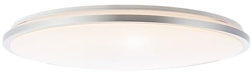 Lightbox LED Wand- und Deckenlampe mit Ø 48 cm - funktionale Deckenleuchte | LED Deckenlampe, Ø 48 cm, 60 W, 6800 lm, dimmbar, Fernbedienung, CCT