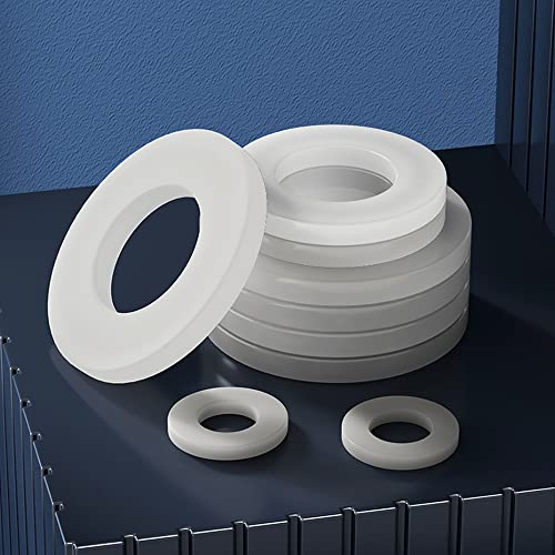 10 Stück 2 mm dicke Flachdichtungen aus Silikonkautschuk, Außendurchmesser 12 mm–30 mm, weiße O-Ringe aus lebensmittelechtem Silikon, Dichtungsscheiben, Dichtungsring, 15 x 8 x 2 mm