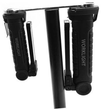 Veemoon 1Pc Panier Ombre Lampe De Travail Multifonctionnelle Cob Lampe De Travail Lampe De Poche Headlamppro LED Inspection Light Rechargeable Grattoir Taille- Cob LED Work Light