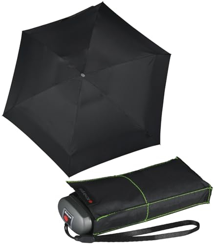 Knirps mini Taschenschirm Travel neon black