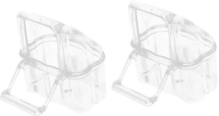 Yardwe Detachable Bowl Birds Feeding Box Bird Feeder Food Container for Pet Birds