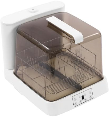 Mini lave-vaisselle de table, avec fonction de pulvérisation à 360°, 800 W, compact, pour les petites cuisines, petit lave-vaisselle de 6 l, avec fonction de séchage, idéal pour les appartements, les