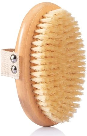 iBrushy Spazzola, iBrushy Spazzola Corpo a Secco Setole Naturali, Spazzola Esfoliante Corpo iBrushy(Spazzola)