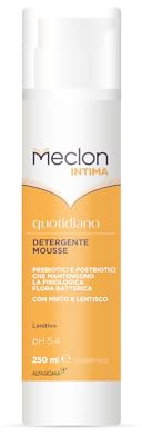 Meclon Intima Quotidiano 250ml, Mousse Detergente Intima Delicata per Uso Giornaliero