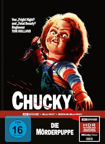 Chucky – Die Mörderpuppe - Limitiertes Mediabook - Cover A (4K Ultra HD+Blu-ray+Bonus-Blu-ray)