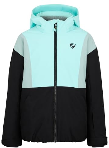 Ziener ABBE-Z Children's Ski Jacket/Winter Jacket, Warm, Breathable, Waterproof, Radiant Lagoon Tex, 176