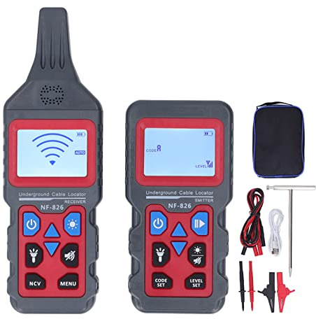 Cavo sotterraneo Tester Tester Localizzatore LCD Elettricista Filo Finder per la costruzione di tubi e cavi di comunicazione