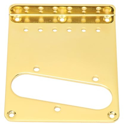Eujgoov Steel Top Loader Guitar Bridge Plate Easy Install Exquisite Craft 6 String Electric Guitar Accessory for Telecaster TL Pickup Replacement Wide Compatibility