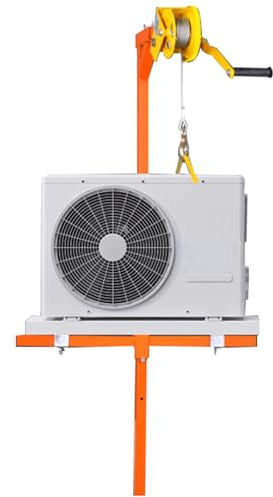 DUANHOZ Grúa elevadora para Aire Acondicionado portátil - Soporte Desmontable para una fácil instalación de la Unidad Exterior, Mejora la Seguridad y la eficiencia.