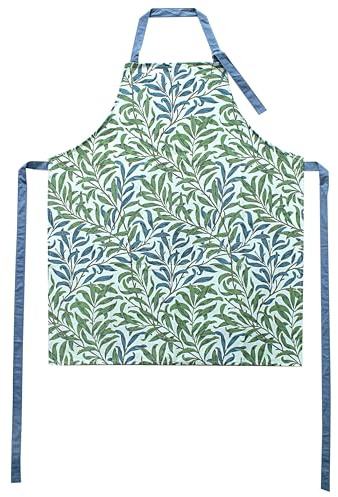 The Leonardo Collection William Morris Willow Bough Apron | Ideal for cooking and baking, heat resistant, coordinates with matching oven glove, stylish kitchen accessory