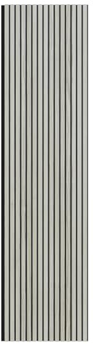 INMOZATA Sound Proof Panels for Walls and Ceiling, Acoustic Wall Panels Decorative, Wooden Slats Wall Panel for Home, Office, Bedroom, Living Room, White Maple, 2400mm x 600mm