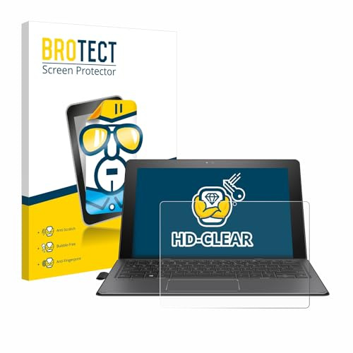 BROTECT Schutzfolie für HP Pro x2 612 G2 | Transparenter Displayschutz Made in Germany Klare Displayschutz-Folie Clear Einfache Montage Case-Friendly Displayfolie