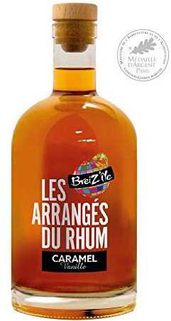 Breiz'Ile - Les arrangés du rhum - Caramel/Vanille - Punch au rhum - 28,0% Vol. 70cl