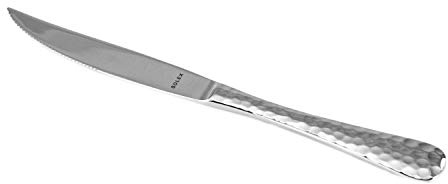 Solex Lena Besteckset Steakmesser 6 teilig für 6 Personen Hammerschlagoptik