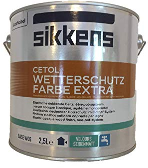 Sikkens Cetol Wetterschutzfarbe Extra Seidenmatt Ral 6009 Tannengrün 2,5 L