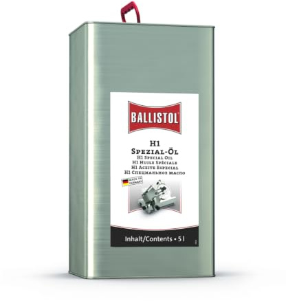 BALLISTOL 25314 H1 Spezial Lebensmittel-Öl 5L Kanister – Reinigung, Rostschutz – Geschmacksneutral, Lebensmittelecht