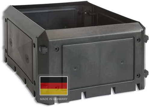NYVI Gartenkomposter NYVIGreen Bio-Quick Erweiterung Aufsatz 230 Liter - Schnellkomposter aus wetterfestem & recyceltem Kunststoff - Thermokomposter - Pflegeleicht, Steckmontage ohne Werkzeug