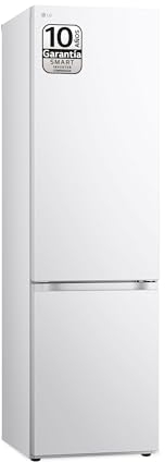 LG GBV3200CSW - Frigorífico Combi Door Cooling+, 2,03m. Serie 300, Clasificación C, 419l, blanco
