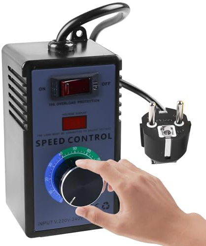 Drehzahlregler 230v Pumpe, Drehzahlregler 230v Motor, Lüfter, Leistungsregler 230v für Winkelschleifer/Bläser/Handbohrer/Kreissägen Spannungsregler AC 220v Spitzenleistung 4000w.