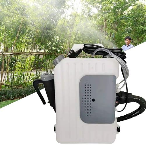 XINGLUOY Pulverizador de Mochila eléctrico ULV, pulverizador electrostático de 10 L, pulverizador atomizador, pulverizador de Plantas de jardín for desinfección Interior y Exterior