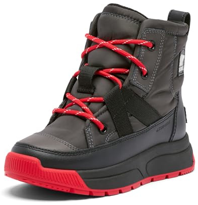 Sorel Scarponi Youth Whitney III Mid WP, design impermeabile, isolamento confortevole, plantare staccabile, gomma robusta - unisex per ragazzi
