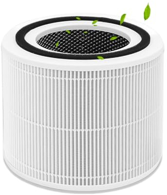 1x Luftreiniger Ersatzfilter für LEVOIT Core 300 / Core 300-RF/Core 300S, 3-in-1 H13 HEPA Filter & Aktivkohlefilter & Nylon-Vorfilter, reinigt bis zu 99,98% Staub, Pollen für Allergiker & Raucher