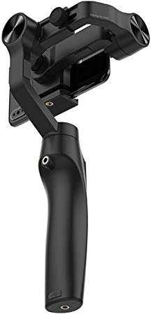 Qukaim Moza Mini MI - Estabilizador de cardán de mano de 3 ejes, pantalla OLED, rotación de 360°, modo de inicio, carga por cable, para teléfonos inteligentes, ligero, portátil